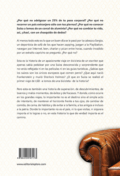 contraportada ciclistas de sofa de sergio parra